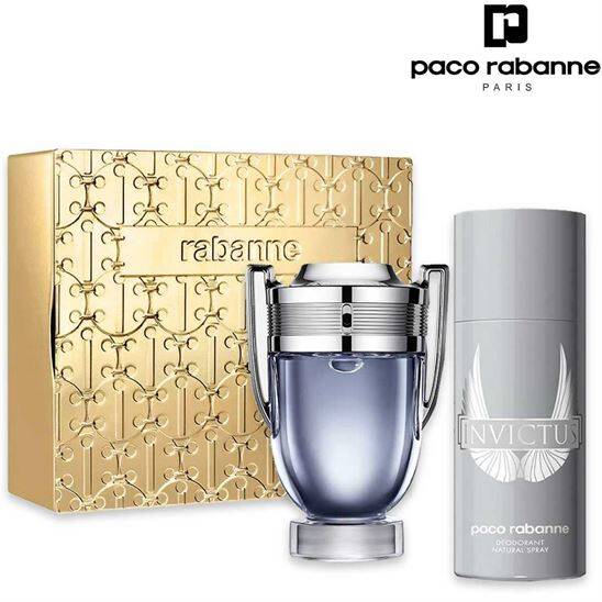 Paco Rabanne Invictus EDT 100 ml Erkek Parfüm Set - 4