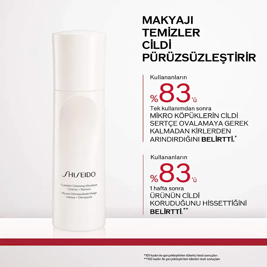 Shiseido Complete Cleansing Microfoam 180 ml Temizleyici Köpük 2026 - 7