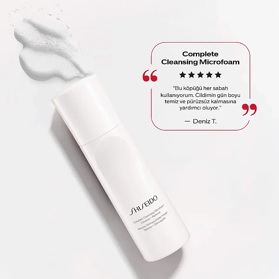 Shiseido Complete Cleansing Microfoam 180 ml Temizleyici Köpük 2026 - 8