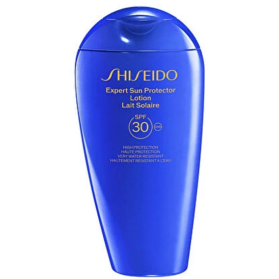 Shiseido GSC Blue Expert Sun Protector Lotion SPF30 300 ml Losyon - sticky
