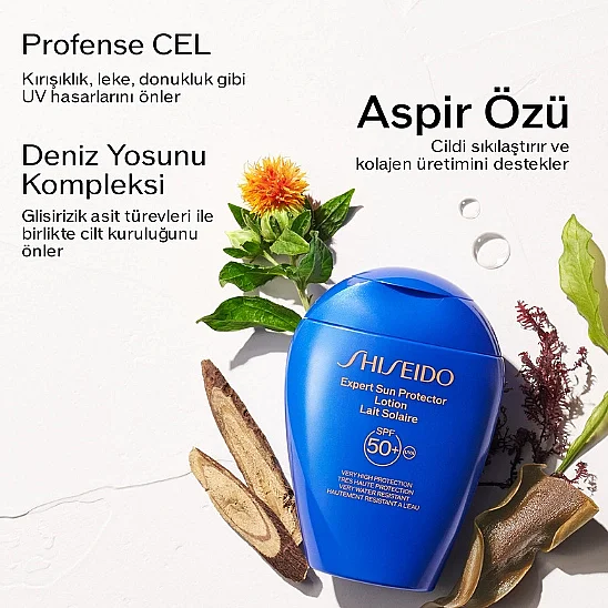 Shiseido GSC Blue Expert Sun Protector Lotion SPF30 300 ml Losyon - 4
