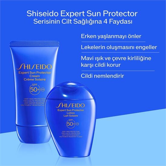 Shiseido GSC Blue Expert Sun Protector SPF 30 50 ML Güneş Kremi - 8