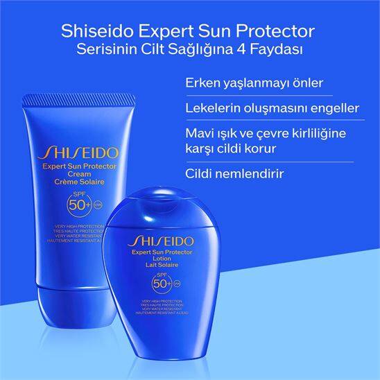 Shiseido GSC Blue Expert Sun Protector SPF 30 50 ML Güneş Kremi - 8