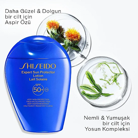 Shiseido GSC Blue Expert Sun Protector SPF 50+ 300 ML Losyon - 4