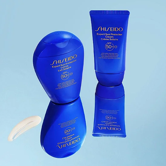Shiseido GSC Blue Expert Sun Protector SPF 50+ 300 ML Losyon - 10