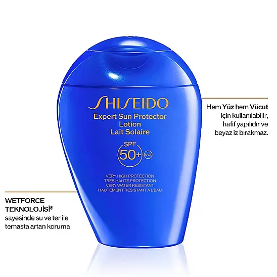 Shiseido GSC Blue Expert Sun Protector SPF 50+ 50 ML Losyon - 2