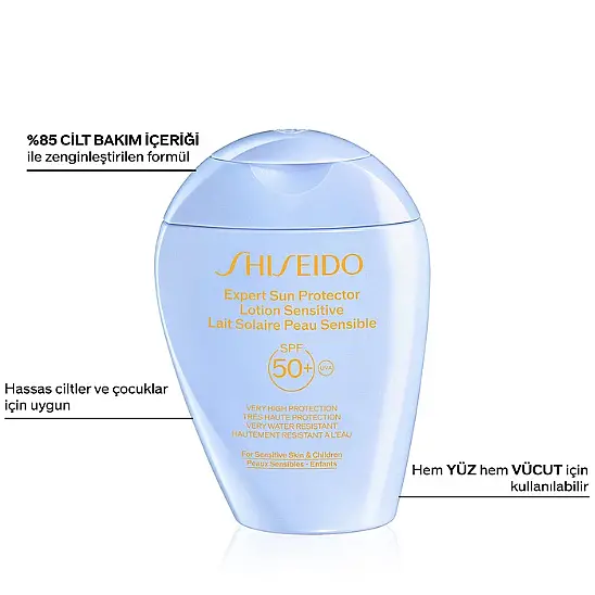 Shiseido GSC Expert Sun Protector Lotion Sensitive SPF50+ Losyon - 7