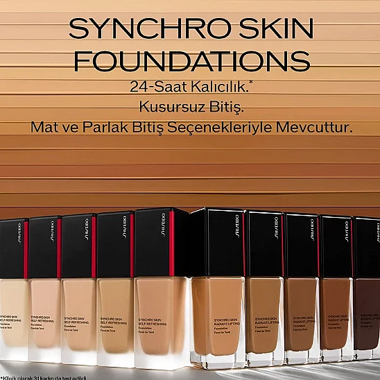 Shiseido Synchro Skin Radiant Lifting 120 Fondöten  - 7
