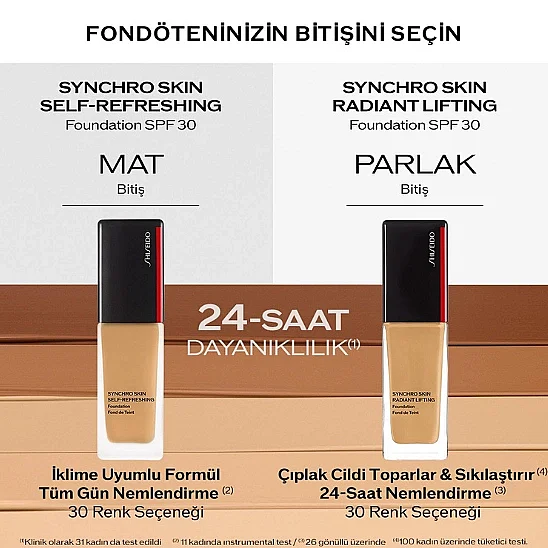 Shiseido Synchro Skin Radiant Lifting 120 Fondöten  - 4