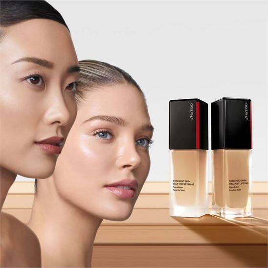 Shiseido Synchro Skin Radiant Lifting SPF30 340 Oak 30 ml Fondöten - 4