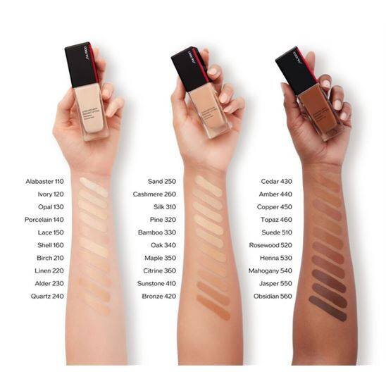 Shiseido Synchro Skin Radiant Lifting SPF30 340 Oak 30 ml Fondöten - 5