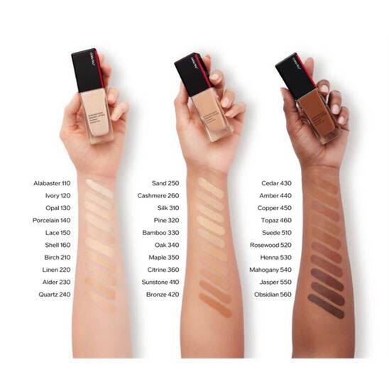 Shiseido Synchro Skin Radiant Lifting SPF30 350 Maple 30 ml Fondöten - 5