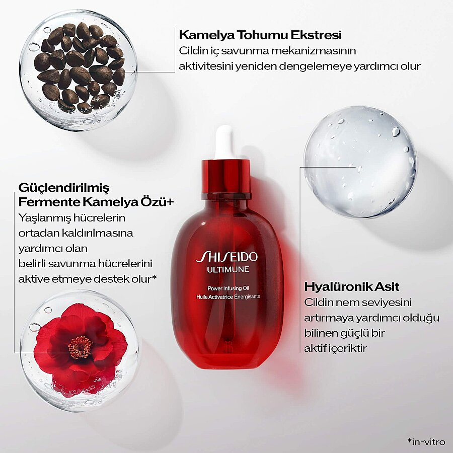 Shiseido Ultimune Power Infusing Oil 75 ml Bakım yağı - 3