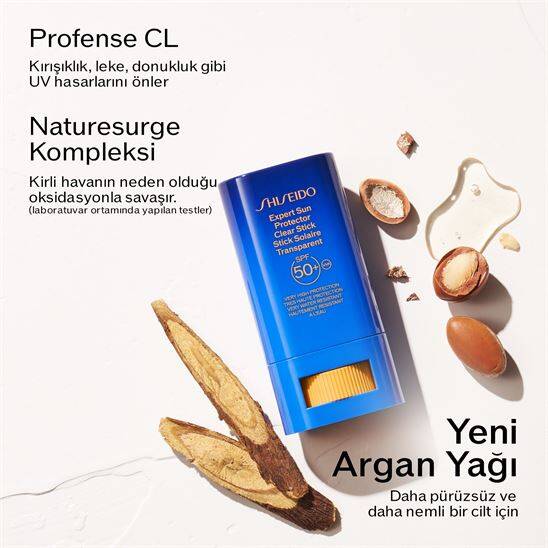Shiseido UV Protective Clear Stick SPF 50 + Wetforce Güneş Koruyucu 20g - 7