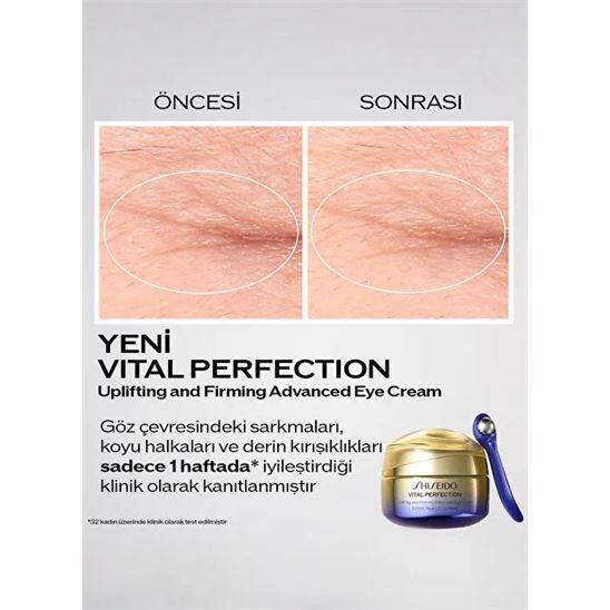 Shiseido Vital Perfection Uplifting Firming Advanced Eye Cream 15 ml Göz Kremi - 2