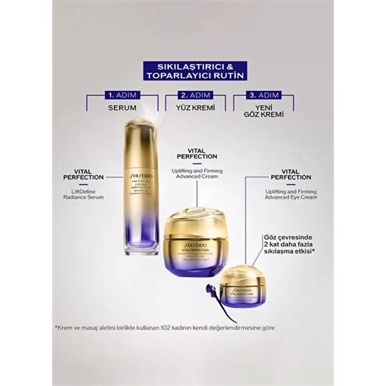 Shiseido Vital Perfection Uplifting Firming Advanced Eye Cream 15 ml Göz Kremi - 9