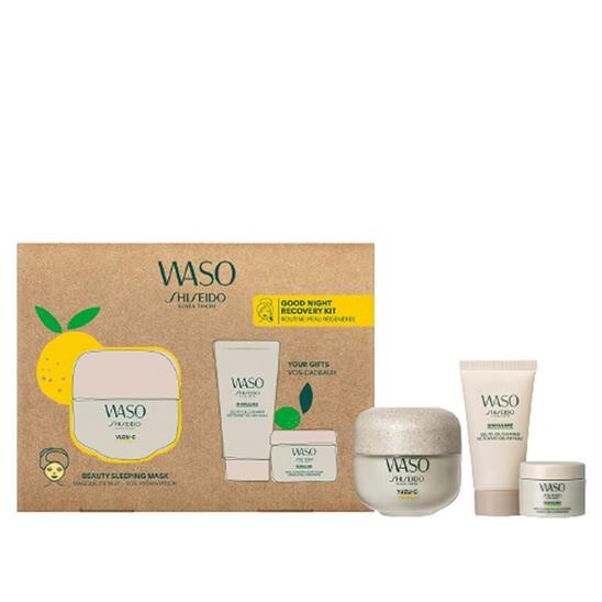 Shiseido Waso Good Night Recovery Kit Gece Maskesi Seti - 1