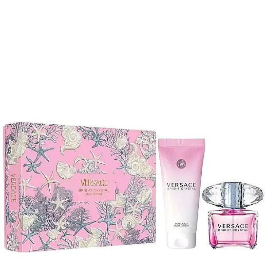 Versace Bright Crystal EDT 90 ml Kadın Parfüm Hediye Seti - 1