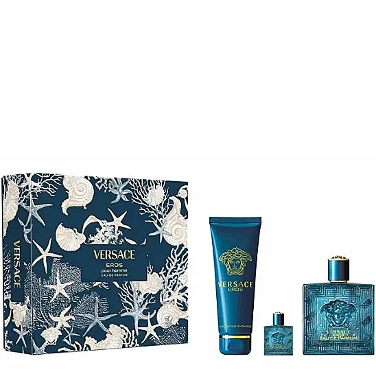 Versace Eros EDP 100 ml Erkek Parfüm Hediye Seti - 1