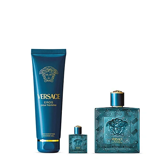 Versace Eros EDP 100 ml Erkek Parfüm Hediye Seti (1)