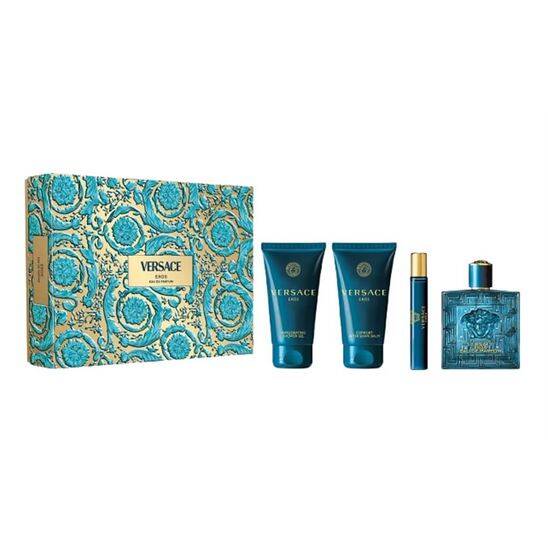 Versace Eros EDP 100 ml Erkek Parfüm Set - 1